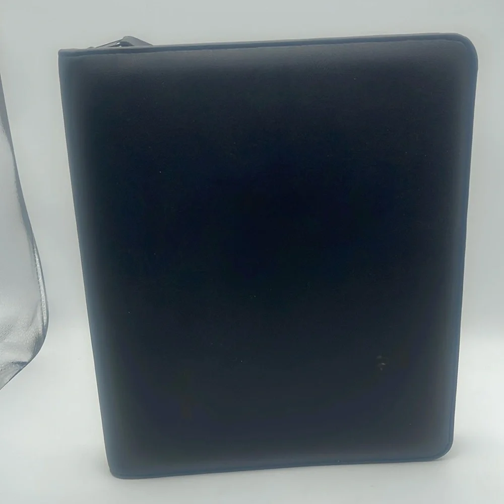 Franklin Covey Zip Binder Planner Portfolio Business School Office Black